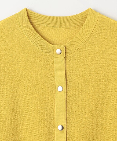 ANY(エニィ)の「シアーニットショートカーディガン(カーディガン/ボレロ・レディース・ブラック系/アイボリー系/ダークグリーン系/イエロー系・F)」の14枚目の写真