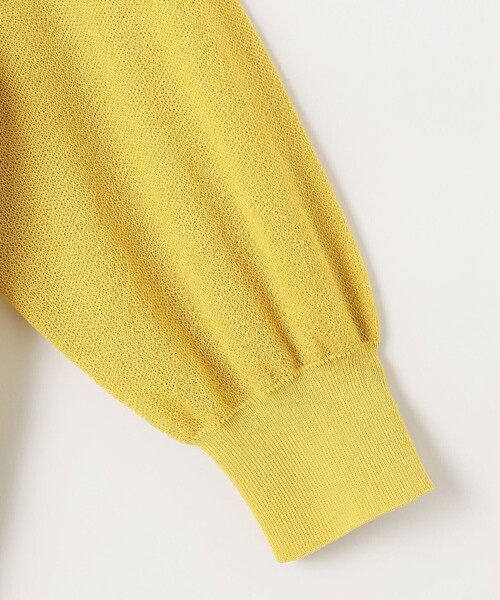 ANY(エニィ)の「シアーニットショートカーディガン(カーディガン/ボレロ・レディース・ブラック系/アイボリー系/ダークグリーン系/イエロー系・F)」の5枚目の写真