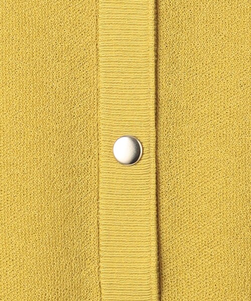 ANY(エニィ)の「シアーニットショートカーディガン(カーディガン/ボレロ・レディース・ブラック系/アイボリー系/ダークグリーン系/イエロー系・F)」の7枚目の写真