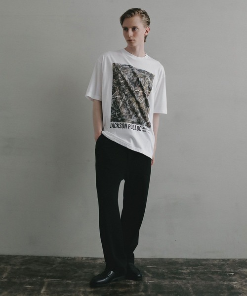 HEAR MY NAME（ヒアマイネーム）の「【EF(エフ)】アートT／JACKSON POLLOCK（MEN）（Tシャツ/カットソー・メンズ・ホワイト・MEDIUM/LARGE）」の3枚目の写真