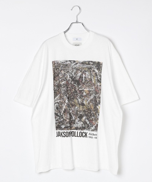 HEAR MY NAME（ヒアマイネーム）の「【EF(エフ)】アートT／JACKSON POLLOCK（MEN）（Tシャツ/カットソー・メンズ・ホワイト・MEDIUM/LARGE）」の4枚目の写真