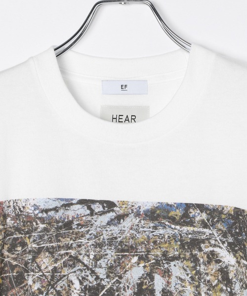 HEAR MY NAME（ヒアマイネーム）の「【EF(エフ)】アートT／JACKSON POLLOCK（MEN）（Tシャツ/カットソー・メンズ・ホワイト・MEDIUM/LARGE）」の5枚目の写真
