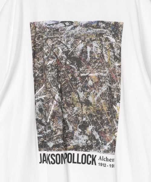 HEAR MY NAME（ヒアマイネーム）の「【EF(エフ)】アートT／JACKSON POLLOCK（MEN）（Tシャツ/カットソー・メンズ・ホワイト・MEDIUM/LARGE）」の8枚目の写真