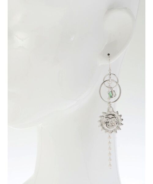 EVRIS（エヴリス）の「BALL CHAIN SUNNY ピアス（ピアス（両耳用）・レディース・ゴールド/シルバー・FREE）」の11枚目の写真