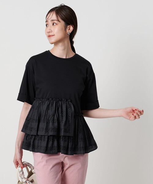 ユナイテッドアローズ　コンビプリーツTシャツ UNITED ARROWS（ユナイテッドアローズ）の「コンビ プリーツ T