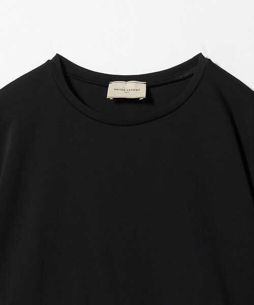 ユナイテッドアローズ　コンビプリーツtシャツ　ブラック UNITED ARROWS（ユナイテッドアローズ）の「コンビ プリーツ T