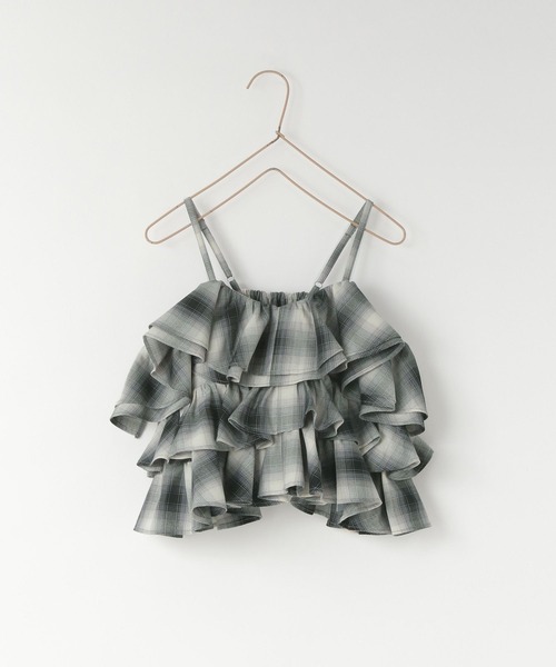 LOWRYS FARM(ローリーズファーム)の「オンブレチェックキャミ 571067(キャミソール・キッズ・ブラック/ブラウン/ブルー・110cm/120cm/130cm/140cm/150cm)」の10枚目の写真