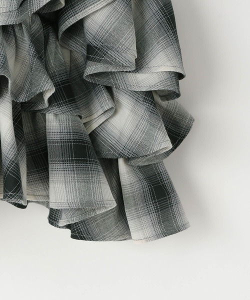 LOWRYS FARM(ローリーズファーム)の「オンブレチェックキャミ 571067(キャミソール・キッズ・ブラック/ブラウン/ブルー・110cm/120cm/130cm/140cm/150cm)」の12枚目の写真