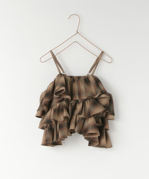 LOWRYS FARM(ローリーズファーム)の「オンブレチェックキャミ 571067(キャミソール・キッズ・ブラック/ブラウン/ブルー・110cm/120cm/130cm/140cm/150cm)」の16枚目の写真