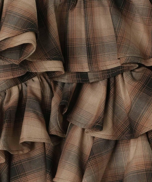 LOWRYS FARM(ローリーズファーム)の「オンブレチェックキャミ 571067(キャミソール・キッズ・ブラック/ブラウン/ブルー・110cm/120cm/130cm/140cm/150cm)」の17枚目の写真
