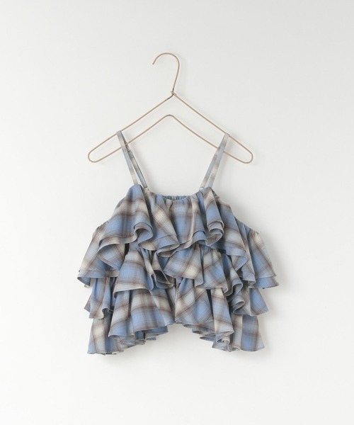 LOWRYS FARM(ローリーズファーム)の「オンブレチェックキャミ 571067(キャミソール・キッズ・ブラック/ブラウン/ブルー・110cm/120cm/130cm/140cm/150cm)」の18枚目の写真