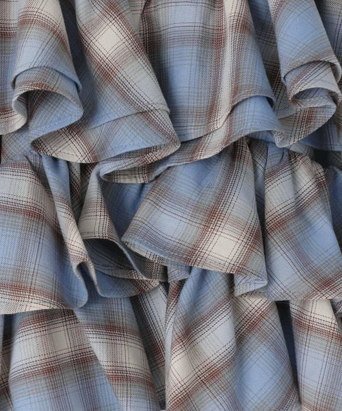 LOWRYS FARM(ローリーズファーム)の「オンブレチェックキャミ 571067(キャミソール・キッズ・ブラック/ブラウン/ブルー・110cm/120cm/130cm/140cm/150cm)」の19枚目の写真