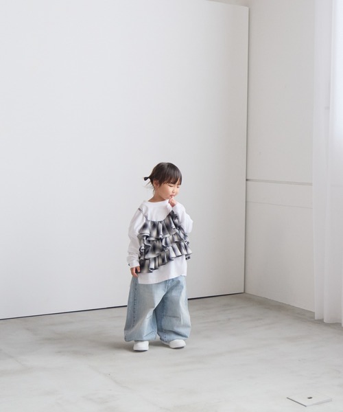 LOWRYS FARM(ローリーズファーム)の「オンブレチェックキャミ 571067(キャミソール・キッズ・ブラック/ブラウン/ブルー・110cm/120cm/130cm/140cm/150cm)」の20枚目の写真