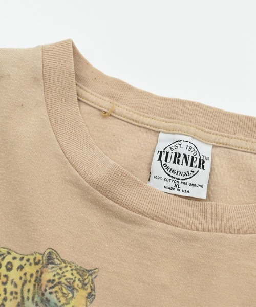 VINTAGE（ヴィンテージ）の「【USED】90’s TURNER アニマル Tシャツ USA製（Tシャツ/カットソー・メンズ・ベージュ・X-LARGE）」の7枚目の写真