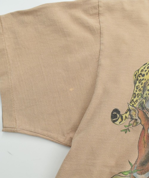VINTAGE（ヴィンテージ）の「【USED】90’s TURNER アニマル Tシャツ USA製（Tシャツ/カットソー・メンズ・ベージュ・X-LARGE）」の10枚目の写真
