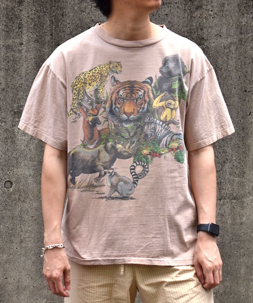 VINTAGE（ヴィンテージ）の「【USED】90’s TURNER アニマル Tシャツ USA製（Tシャツ/カットソー・メンズ・ベージュ・X-LARGE）」の11枚目の写真