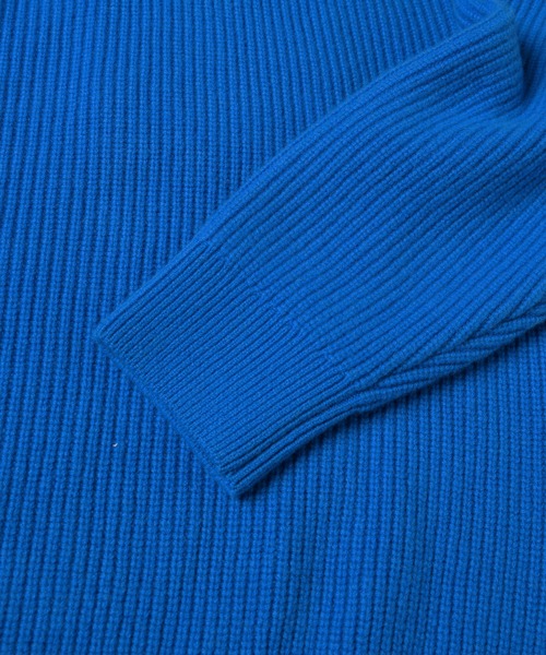 CULLNI(クルニ)の「Double Zip Up Crew Neck Knit(ニット/セーター・メンズ・ブルー/アッシュブラウン/グレー/ブラック・2/1/0)」の16枚目の写真