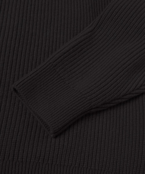 CULLNI(クルニ)の「Double Zip Up Crew Neck Knit(ニット/セーター・メンズ・ブルー/アッシュブラウン/グレー/ブラック・2/1/0)」の22枚目の写真