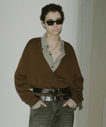 Jieda（ジエダ）の「COTTON SILK V NECK KNIT（ニット/セーター）」