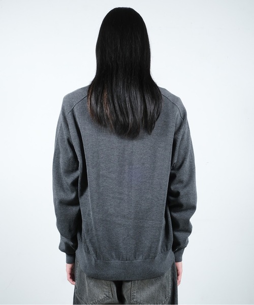 Jieda（ジエダ）の「COTTON SILK V NECK KNIT（ニット/セーター・メンズ・ブラック/ライトグレー/ブラウン/ダークグレー・1/2）」の15枚目の写真