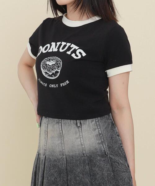 WOND（ウォンド）の「WOND/コンパクトドーナツリンガーT（Tシャツ/カットソー・レディース・アイボリー/ブラック・FREE）」の14枚目の写真