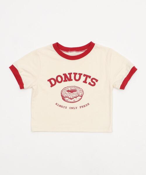WOND（ウォンド）の「WOND/コンパクトドーナツリンガーT（Tシャツ/カットソー・レディース・アイボリー/ブラック・FREE）」の16枚目の写真