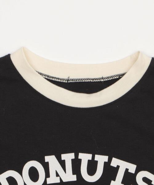WOND（ウォンド）の「WOND/コンパクトドーナツリンガーT（Tシャツ/カットソー・レディース・アイボリー/ブラック・FREE）」の4枚目の写真