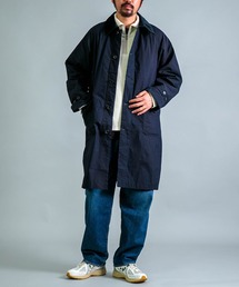 OMNIGOD（オムニゴッド）の「[OMNIGOD mens / オムニゴッド] インディゴＮＣクロス ストームコート（ステンカラーコート・メンズ）」