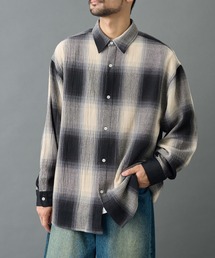 COLONY 2139 | シアーオンブレチェック長袖シャツ(シャツ/ブラウス)