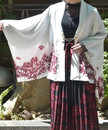 axes femme | 彼岸花柄羽織(カーディガン/ボレロ)