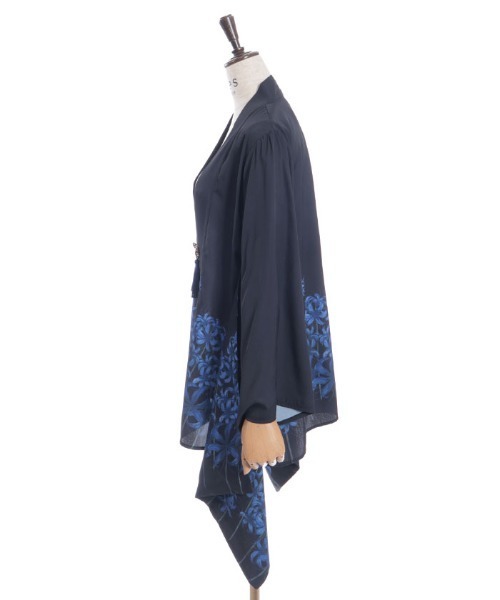 アクシーズファム axes femme彼岸花 羽織り【ブルー】 ありのコーディネート詳細 | アクシーズファム公式通販 axes