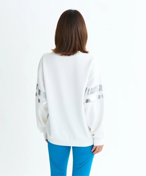 ROXY(ロキシー)の「BRIGHTEN YOUR LIFE P/ロキシー速乾UVケアオーバーサイズロゴワンポイントプルオーバースウェットトレーナー(スウェット・レディース・ホワイト/ブラック/ブルー・LARGE/MEDIUM/SMALL)」の14枚目の写真