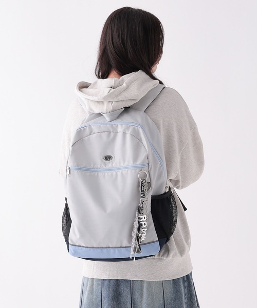 repipi armario(レピピ アルマリオ)の「リップストップデイパック(バックパック/リュック・キッズ・ピンク/ブラック/グレー・FREE)」の2枚目の写真