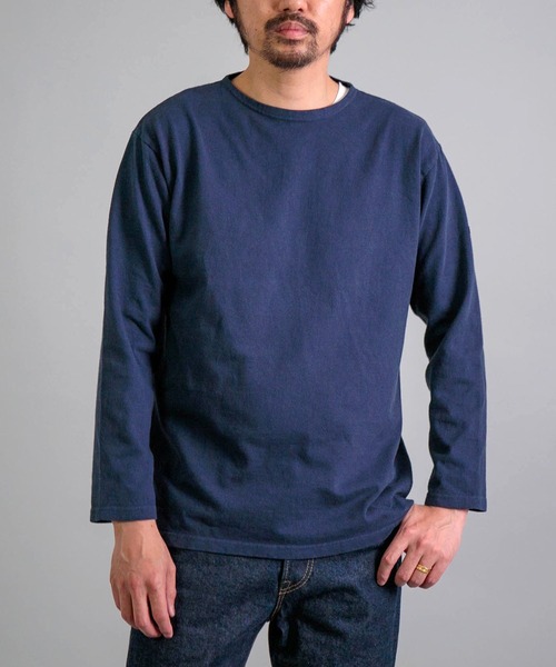 OMNIGOD mens / オムニゴッド] 8/天竺 ボートネックチューブシャツ