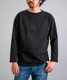[OMNIGOD mens / オムニゴッド] 8/天竺 ボートネックチューブシャツ