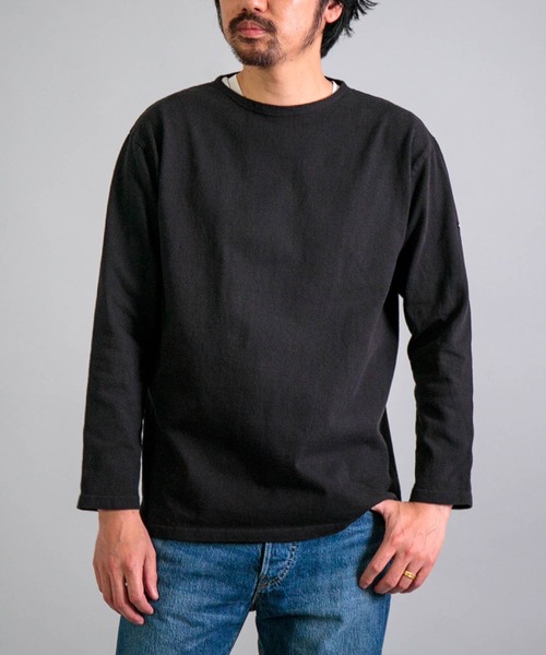 OMNIGOD mens / オムニゴッド　8/天竺 ボートネックチューブシャツ OMNIGOD mens / オムニゴッド] 8/天竺 ボートネックチューブ