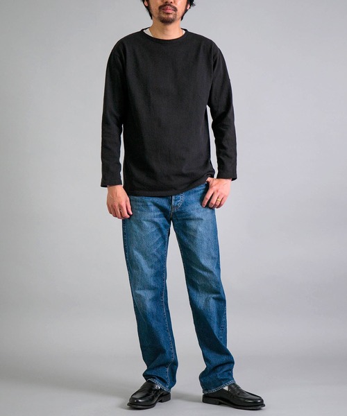 OMNIGOD mens / オムニゴッド　8/天竺 ボートネックチューブシャツ OMNIGOD mens / オムニゴッド] 8/天竺 ボートネックチューブ