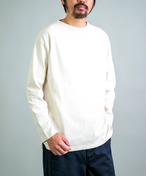 OMNIGOD mens / オムニゴッド] 8/天竺 ボートネックチューブシャツ