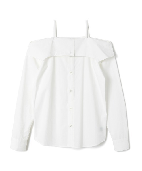 soduk（スドーク）の「"【soduk】shirt""less"" shirt"（シャツ/ブラウス・レディース・ホワイト/ブラック/ブルー・ONE SIZE）」の6枚目の写真