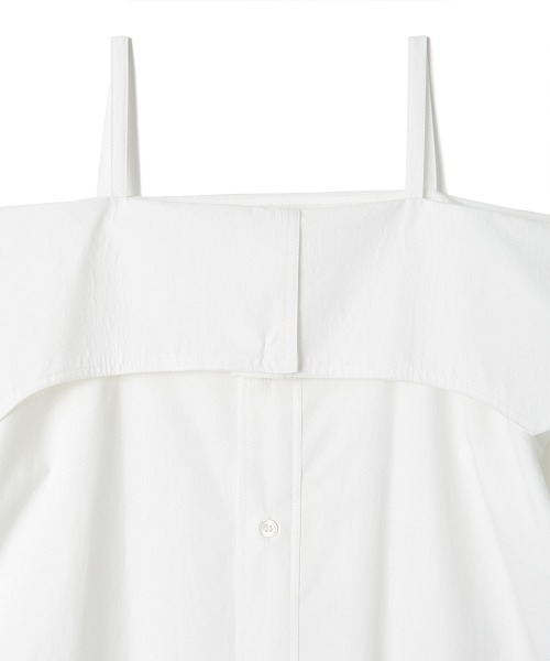 soduk（スドーク）の「"【soduk】shirt""less"" shirt"（シャツ/ブラウス・レディース・ホワイト/ブラック/ブルー・ONE SIZE）」の9枚目の写真