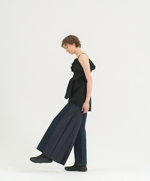 soduk（スドーク）の「"【soduk】shirt""less"" shirt"（シャツ/ブラウス・レディース・ホワイト/ブラック/ブルー・ONE SIZE）」の13枚目の写真