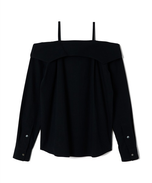 soduk（スドーク）の「"【soduk】shirt""less"" shirt"（シャツ/ブラウス・レディース・ホワイト/ブラック/ブルー・ONE SIZE）」の16枚目の写真