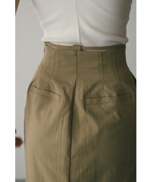 STYLEMIXER(スタイルミキサー)の「ダブルスリットハイストレッチスカート(スカート・レディース・ベージュ/ブラック・SMALL/MEDIUM)」の20枚目の写真