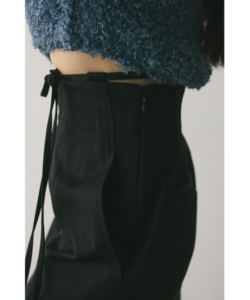 STYLEMIXER(スタイルミキサー)の「ダブルスリットハイストレッチスカート(スカート・レディース・ベージュ/ブラック・SMALL/MEDIUM)」の8枚目の写真