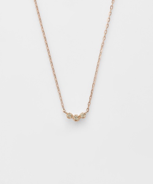 セール】《WEB限定》K10ダイヤモンドネックレス（ピンクゴールド