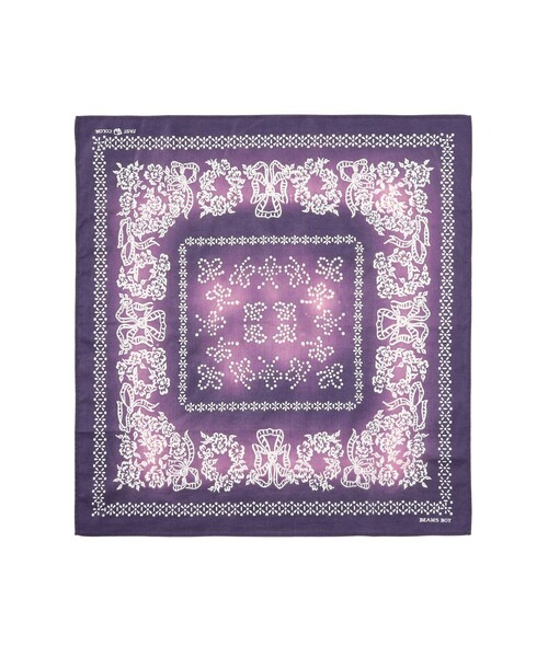 BEAMS BOY(ビームスボーイ)の「【別注】ELEPHANT BRAND / デッドストックフェード 下鼻 バンダナ(バンダナ/スカーフ・レディース・レッド/ネイビー・ONE SIZE)」の2枚目の写真