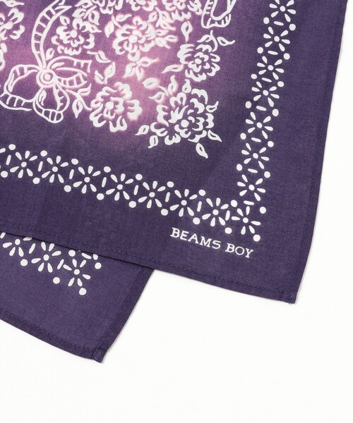 BEAMS BOY(ビームスボーイ)の「【別注】ELEPHANT BRAND / デッドストックフェード 下鼻 バンダナ(バンダナ/スカーフ・レディース・レッド/ネイビー・ONE SIZE)」の4枚目の写真