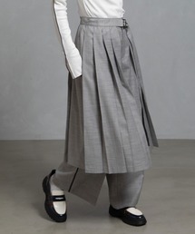 MARECHAL TERRE | プリーツラップスカート×パンツ(その他パンツ)