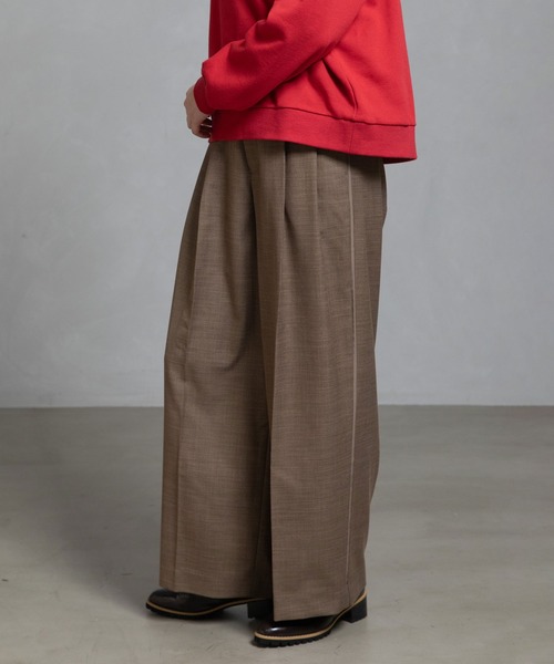 MARECHAL TERRE(マルシャルテル)の「プリーツラップスカート×パンツ(その他パンツ・レディース・ブラウン/ブラック/グレー/ネイビー系・M)」の13枚目の写真