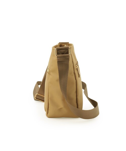 SHOO・LA・RUE(シューラルー)の「【撥水】フロントファスナーポケットショルダー(ショルダーバッグ・レディース・キャメル/ブラック/ナチュラル・00)」の13枚目の写真